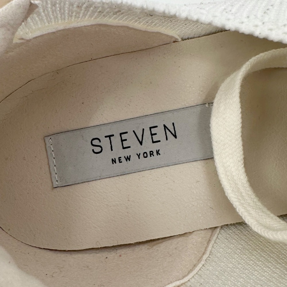 Steven by Steve‎ Madden Espadrille White Sneaker Like New Size 9 - Picture 8 of 9